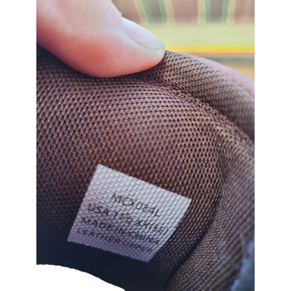 Propét Men's Brown Leather Upper Slip On‎ Kendrick Sneaker - Picture 4 of 12